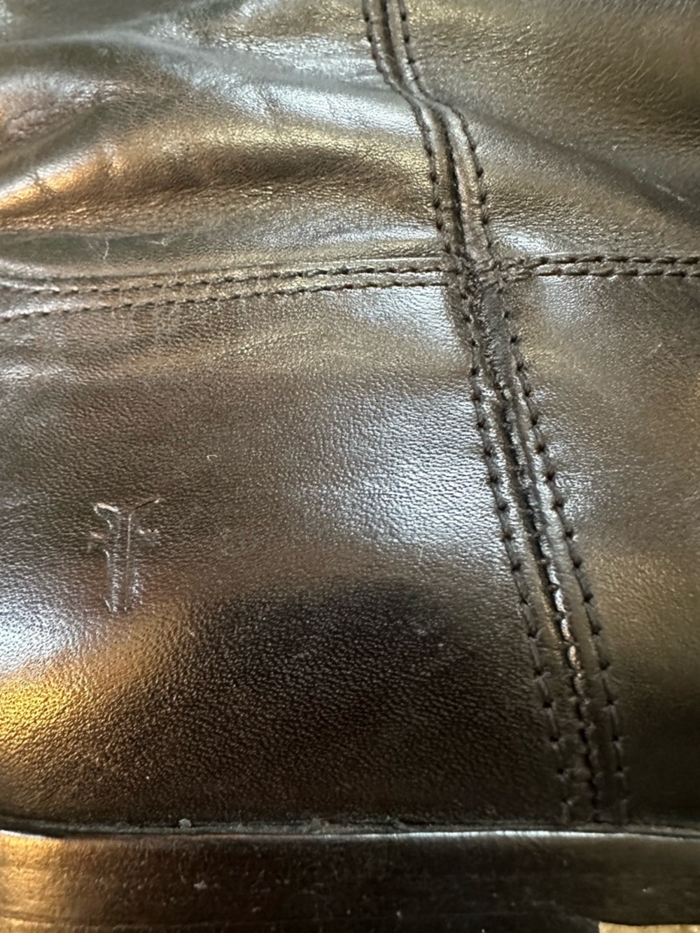 FRYE Riding Boot Equestrian Melissa Button 2 Boho Western Leather Black  Sz 9 - Picture 13 of 15